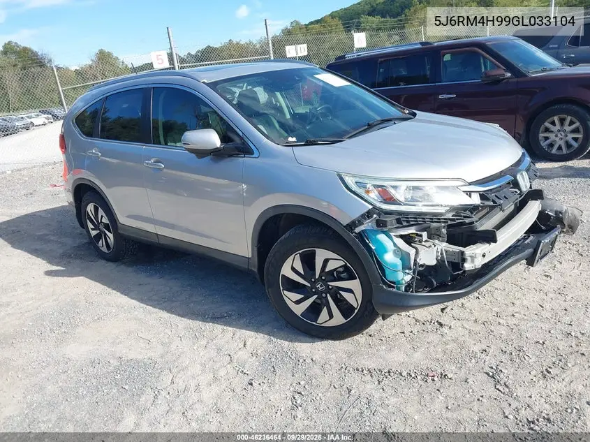 HONDA CR-V 2016, VIN 5J6RM4H99GL033104