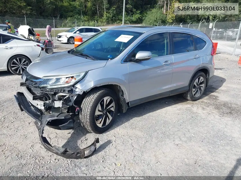 2016 HONDA CR-V VIN 5J6RM4H99GL033104 — фото 2