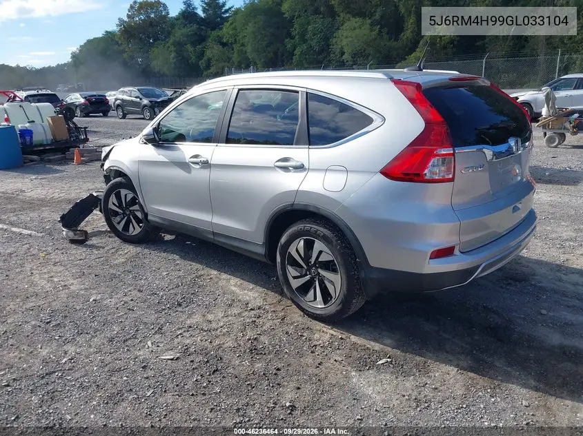 2016 HONDA CR-V VIN 5J6RM4H99GL033104 — фото 3