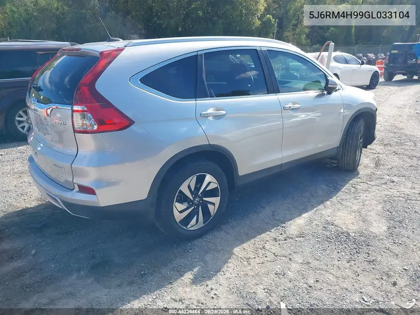 2016 HONDA CR-V VIN 5J6RM4H99GL033104 — фото 4