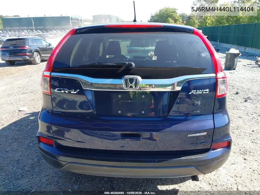 2016 HONDA CR-V VIN 5J6RM4H44GL114404 — фото 17