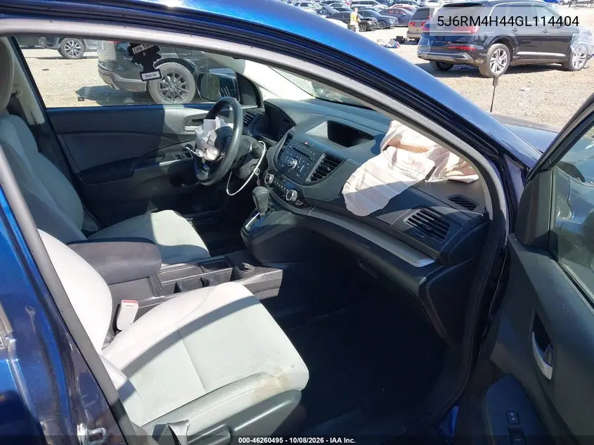 2016 HONDA CR-V VIN 5J6RM4H44GL114404 — фото 5