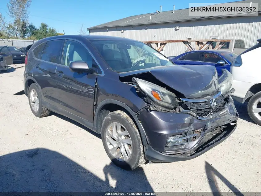 HONDA CR-V 2016, VIN 2HKRM4H5XGH636392