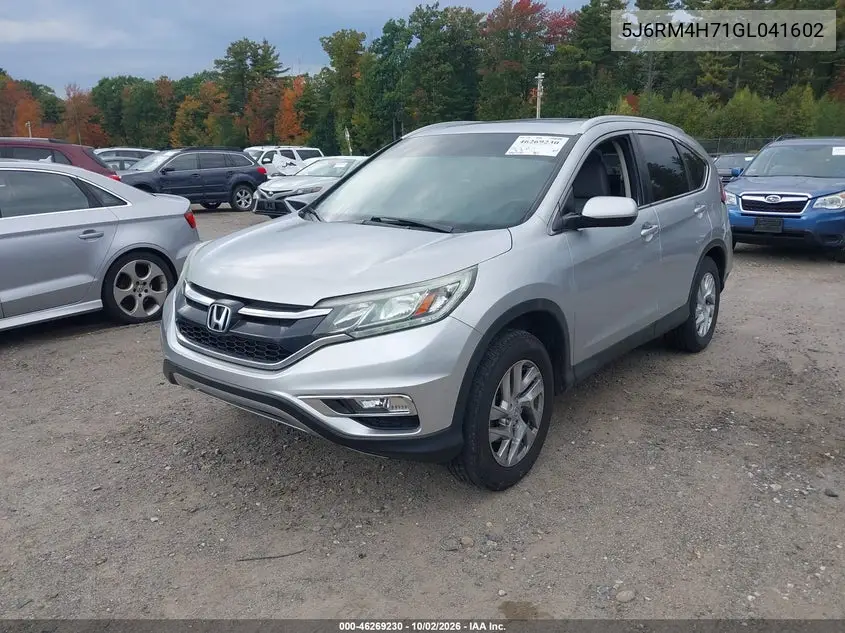 2016 HONDA CR-V VIN 5J6RM4H71GL041602 — фото 2