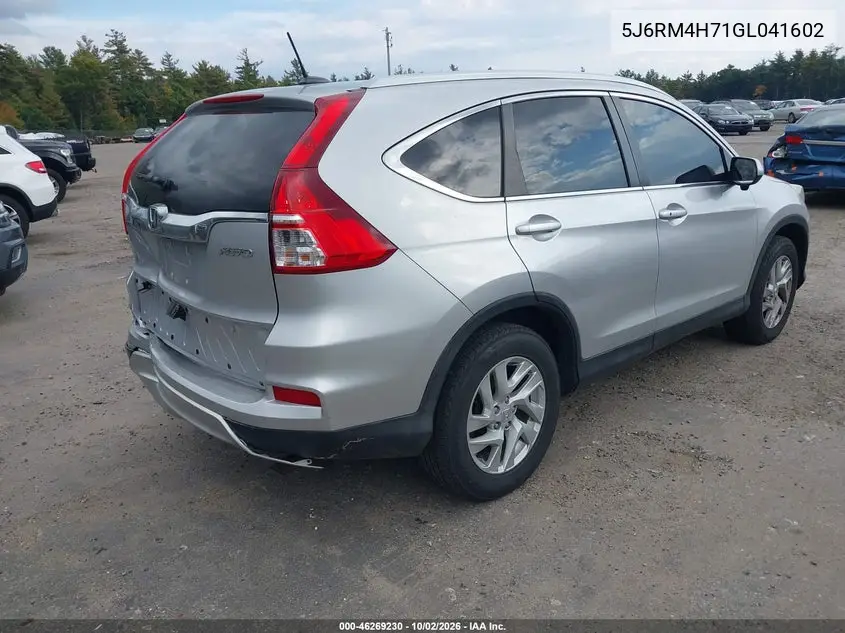 2016 HONDA CR-V VIN 5J6RM4H71GL041602 — фото 4