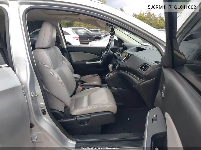 2016 HONDA CR-V VIN 5J6RM4H71GL041602 — фото 5