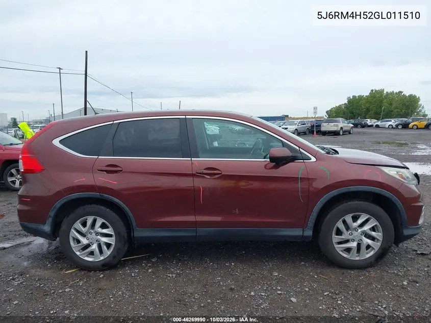 2016 HONDA CR-V VIN 5J6RM4H52GL011510 — фото 13