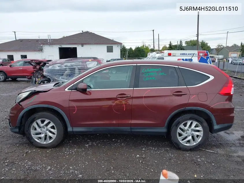 2016 HONDA CR-V VIN 5J6RM4H52GL011510 — фото 14