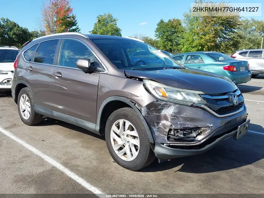 HONDA CR-V 2016, VIN 2HKRM4H77GH641227