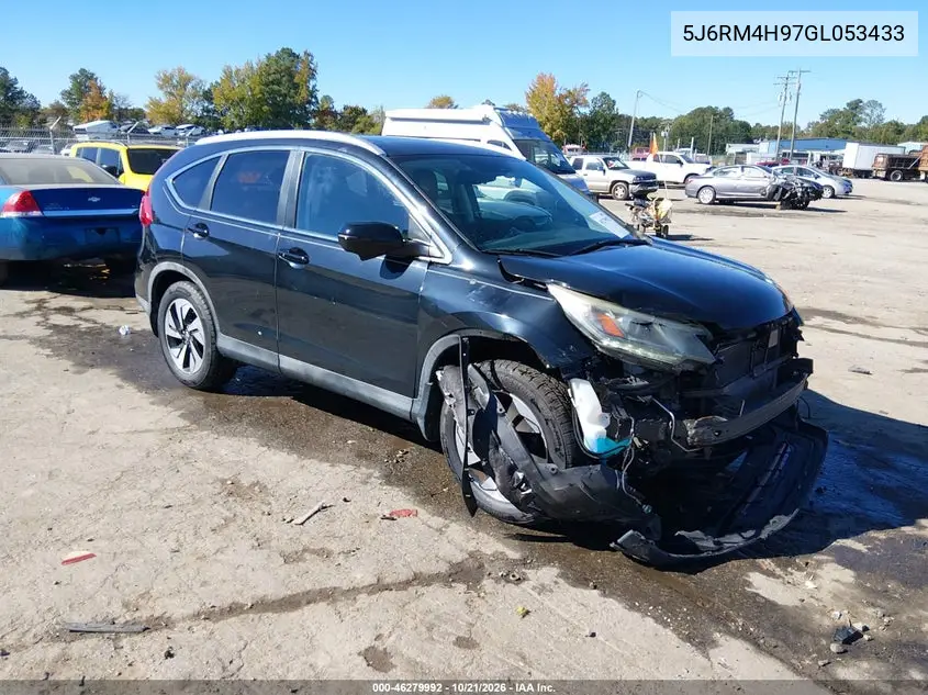 HONDA CR-V 2016, VIN 5J6RM4H97GL053433