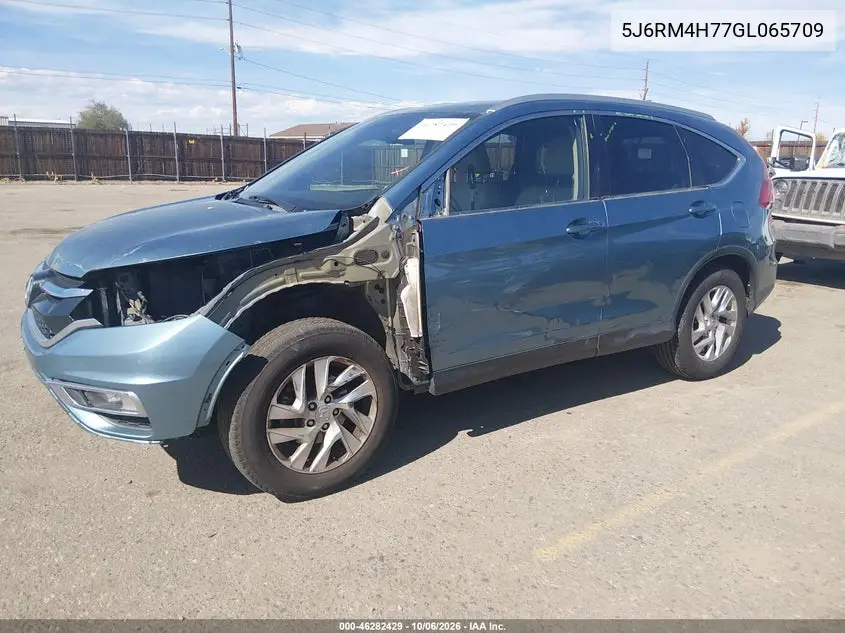 2016 HONDA CR-V VIN 5J6RM4H77GL065709 — фото 2