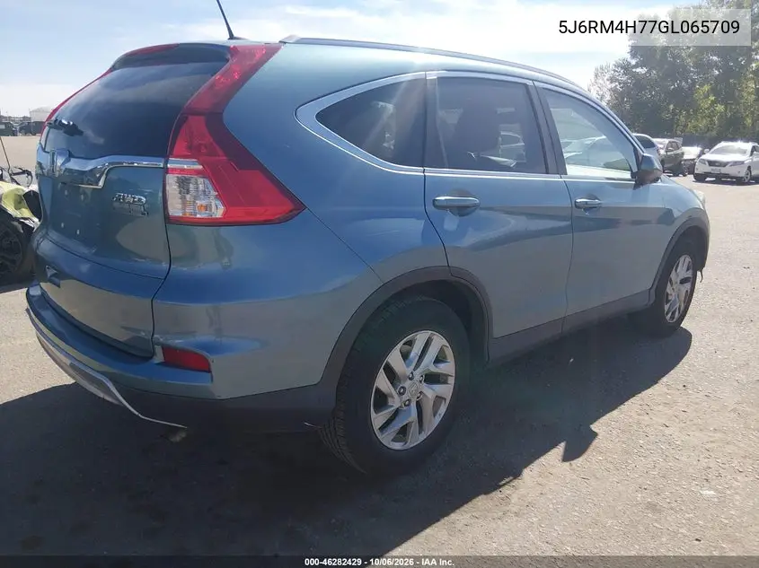 2016 HONDA CR-V VIN 5J6RM4H77GL065709 — фото 4