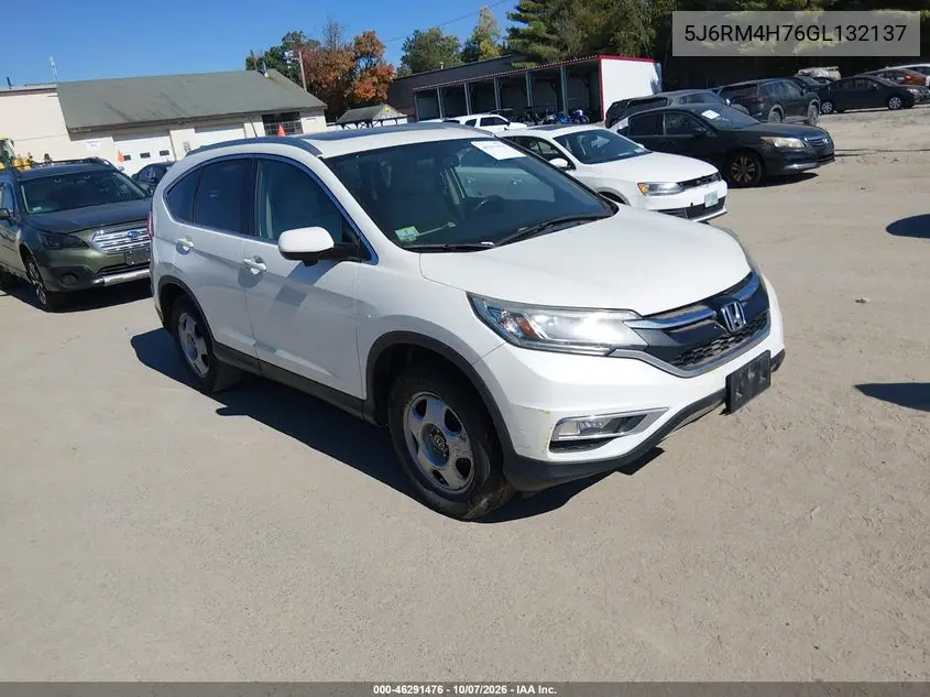 HONDA CR-V 2016, VIN 5J6RM4H76GL132137