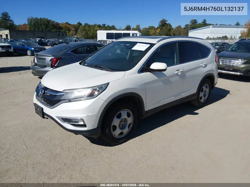 2016 HONDA CR-V VIN 5J6RM4H76GL132137 — фото 2
