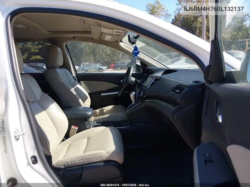 2016 HONDA CR-V VIN 5J6RM4H76GL132137 — фото 5