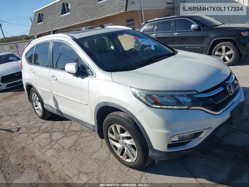 HONDA CR-V 2016, VIN 5J6RM4H7XGL117334