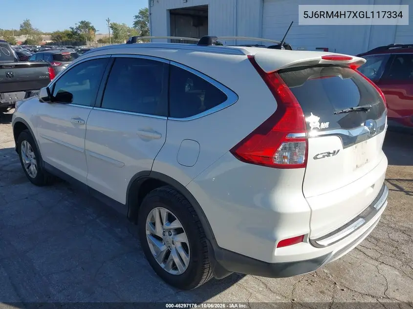 2016 HONDA CR-V VIN 5J6RM4H7XGL117334 — фото 3