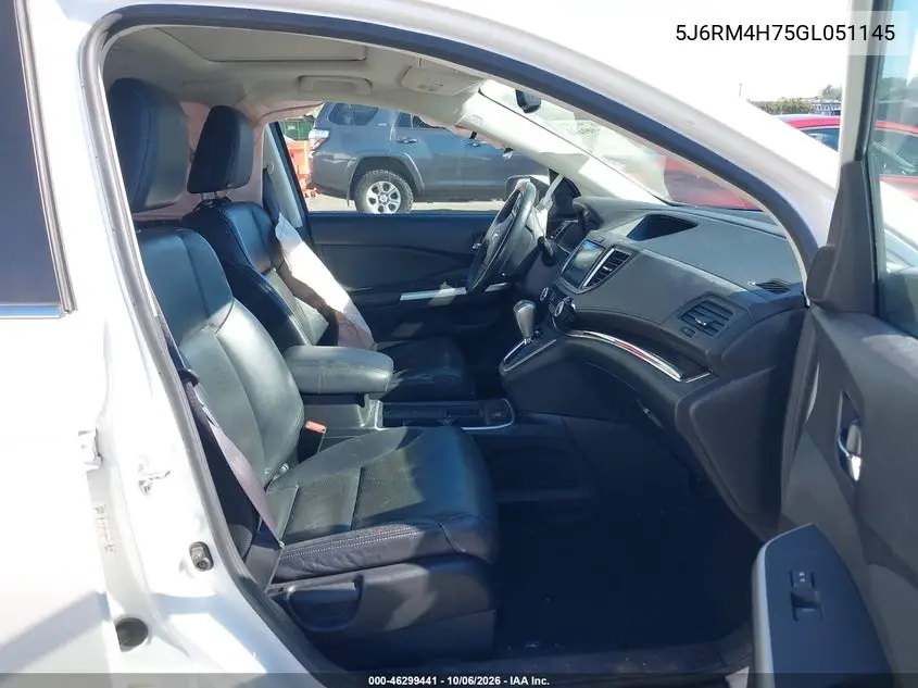 2016 HONDA CR-V VIN 5J6RM4H75GL051145 — фото 5
