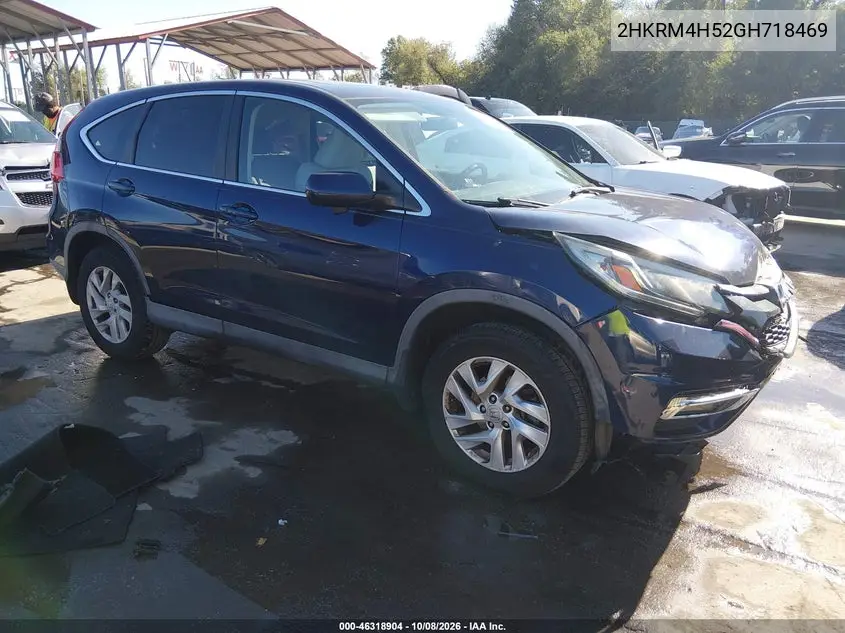 HONDA CR-V 2016, VIN 2HKRM4H52GH718469