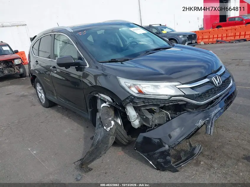 HONDA CR-V 2016, VIN 2HKRM4H7XGH664811