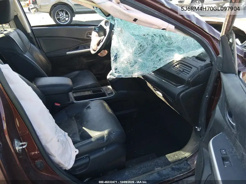 2016 HONDA CR-V VIN 5J6RM4H70GL097904 — фото 5