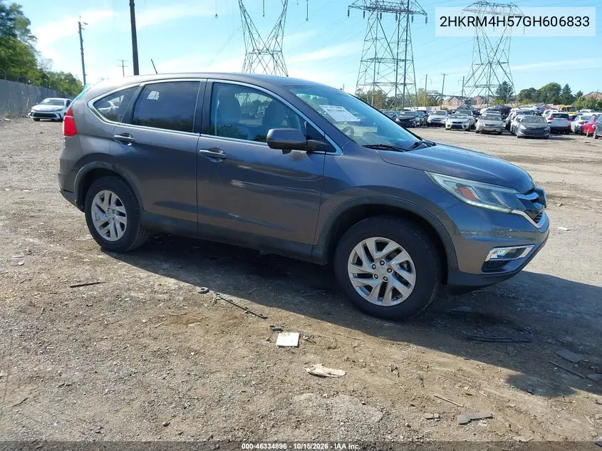 HONDA CR-V 2016, VIN 2HKRM4H57GH606833