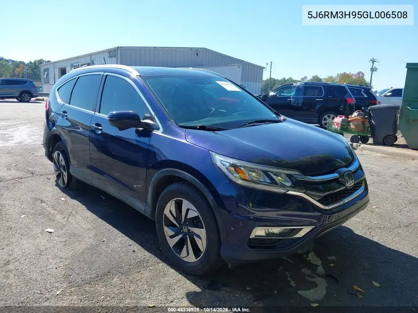 HONDA CR-V 2016, VIN 5J6RM3H95GL006508