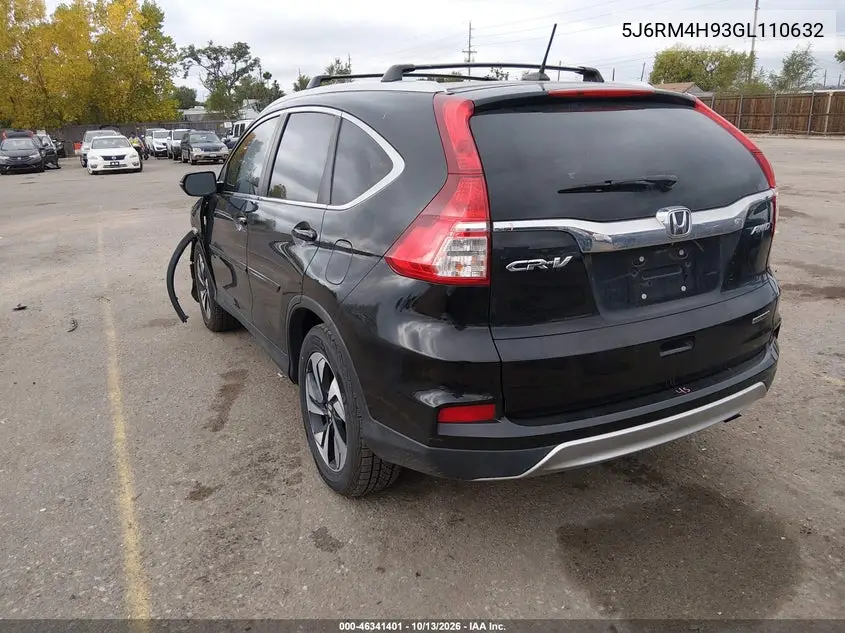 2016 HONDA CR-V VIN 5J6RM4H93GL110632 — фото 3
