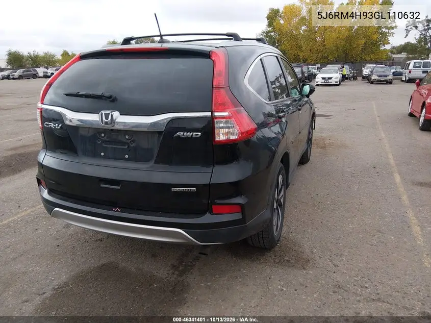 2016 HONDA CR-V VIN 5J6RM4H93GL110632 — фото 4