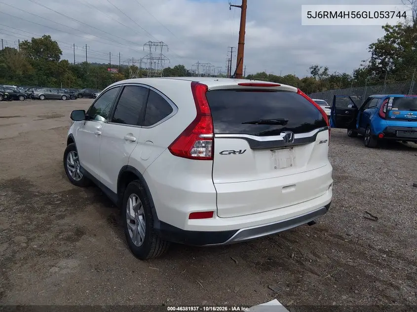 2016 HONDA CR-V VIN 5J6RM4H56GL053744 — фото 3