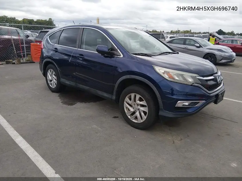HONDA CR-V 2016, VIN 2HKRM4H5XGH696740