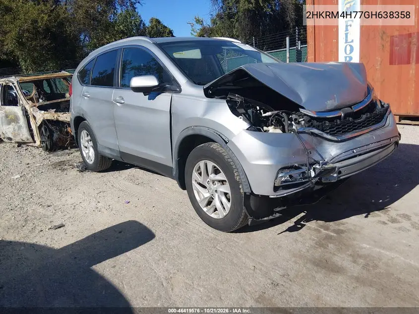 HONDA CR-V 2016, VIN 2HKRM4H77GH638358