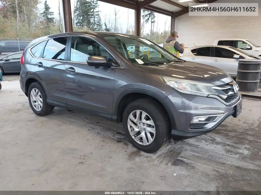 HONDA CR-V 2016, VIN 2HKRM4H56GH611652