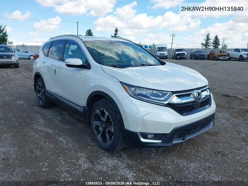 HONDA CR-V 2017, VIN 2HKRW2H90HH135840
