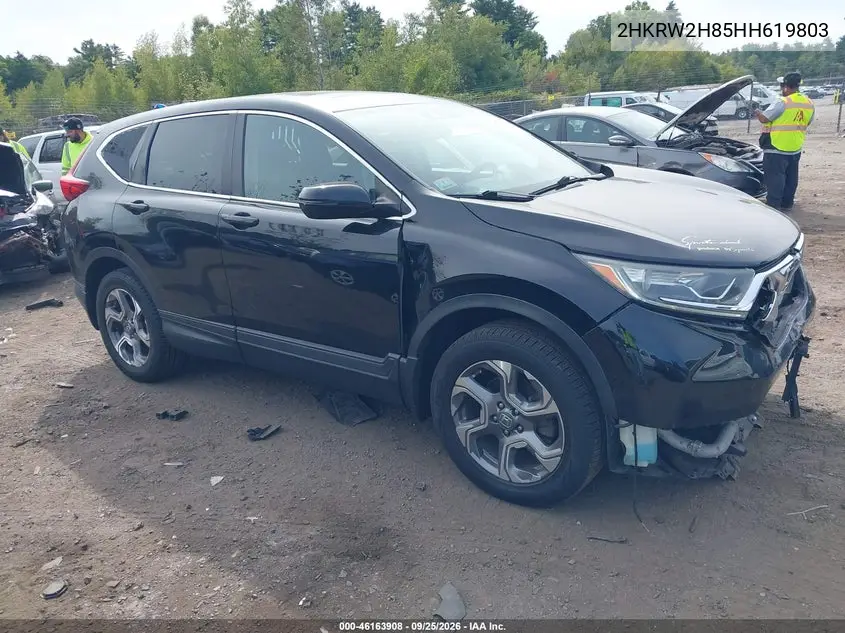 HONDA CR-V 2017, VIN 2HKRW2H85HH619803