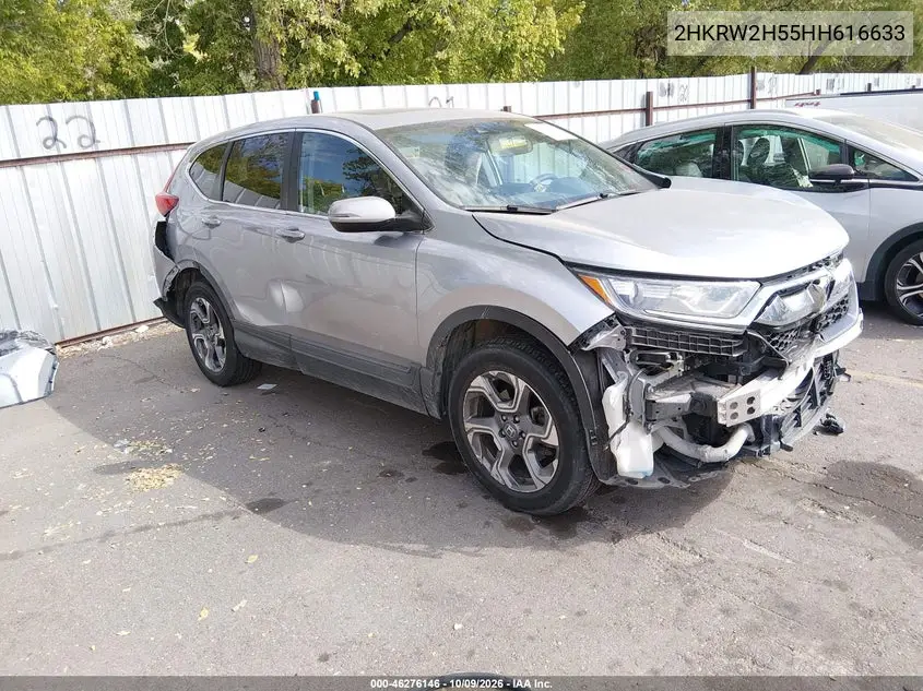 HONDA CR-V 2017, VIN 2HKRW2H55HH616633