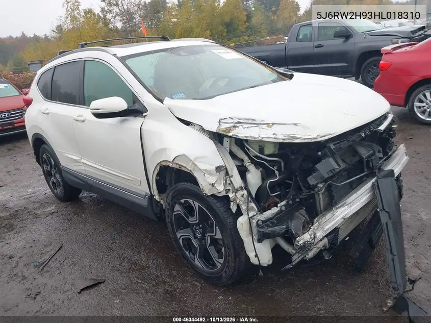 HONDA CR-V 2017, VIN 5J6RW2H93HL018310