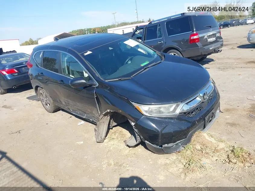 HONDA CR-V 2017, VIN 5J6RW2H84HL042624