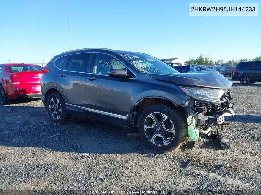 HONDA CR-V 2018, VIN 2HKRW2H95JH144233