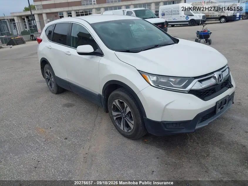 HONDA CR-V 2018, VIN 2HKRW2H27JH145158