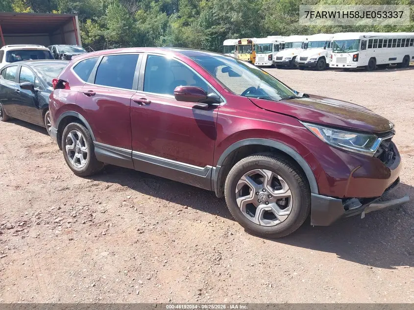 HONDA CR-V 2018, VIN 7FARW1H58JE053337
