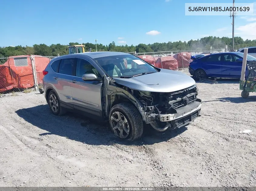 HONDA CR-V 2018, VIN 5J6RW1H85JA001639
