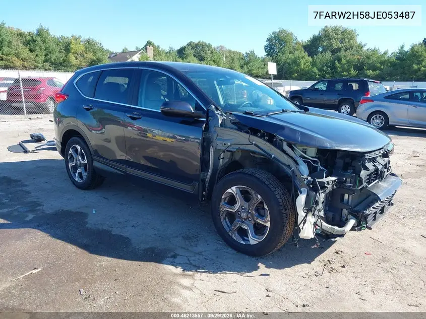 HONDA CR-V 2018, VIN 7FARW2H58JE053487