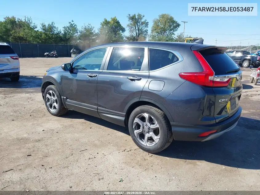 2018 HONDA CR-V VIN 7FARW2H58JE053487 — фото 3
