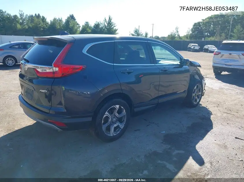 2018 HONDA CR-V VIN 7FARW2H58JE053487 — фото 4