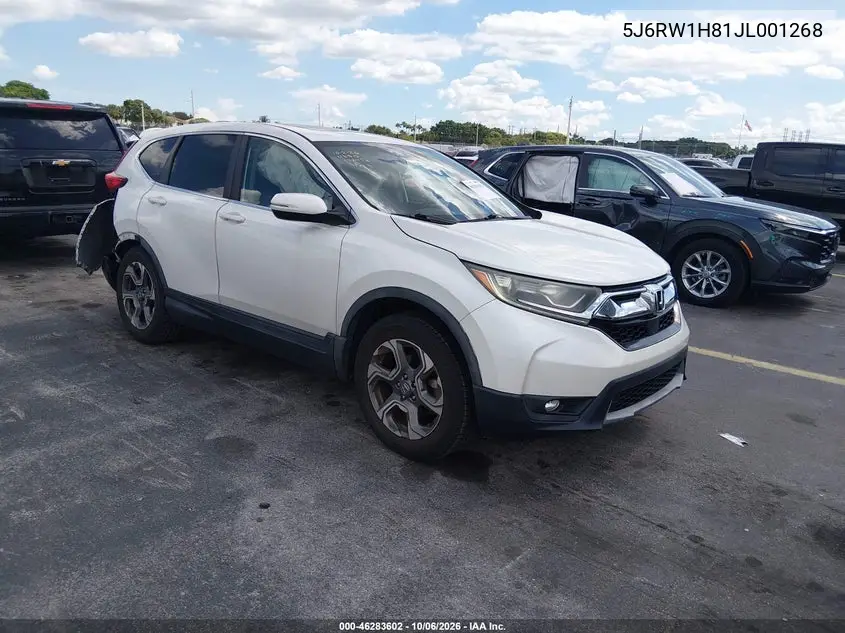 HONDA CR-V 2018, VIN 5J6RW1H81JL001268