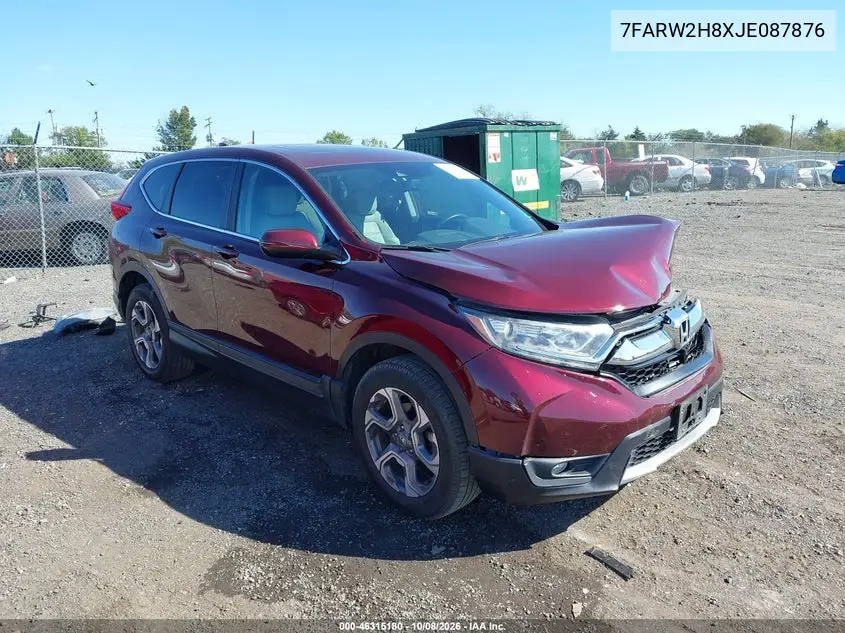 HONDA CR-V 2018, VIN 7FARW2H8XJE087876