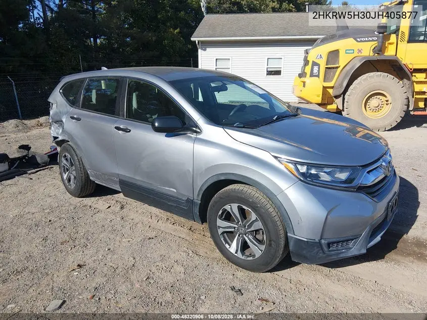 HONDA CR-V 2018, VIN 2HKRW5H30JH405877