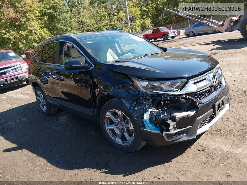 HONDA CR-V 2018, VIN 7FARW2H89JE023926