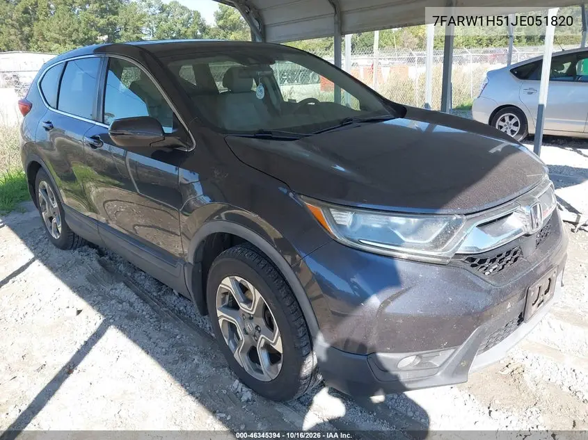 HONDA CR-V 2018, VIN 7FARW1H51JE051820